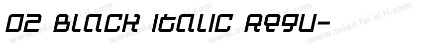 Oz Black Italic Regu字体转换